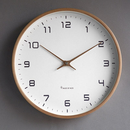 Horloge Murale Bois Élégante Scandinave