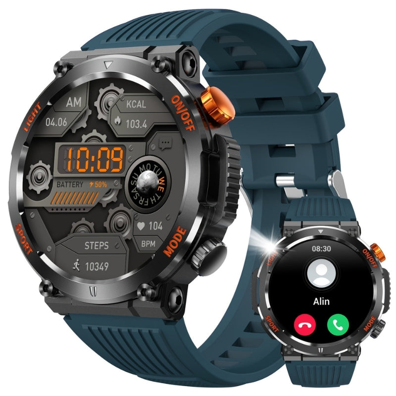 Montre Connectée Éclairée avec Suivi de Fitness