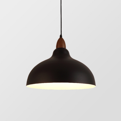 Lampe Plafond Bois Métal Nordique Élégant