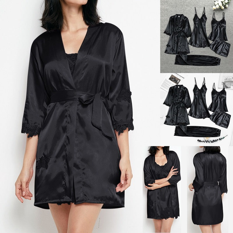 Pyjama Douillet en Velour Miel pour Femme - Foivo