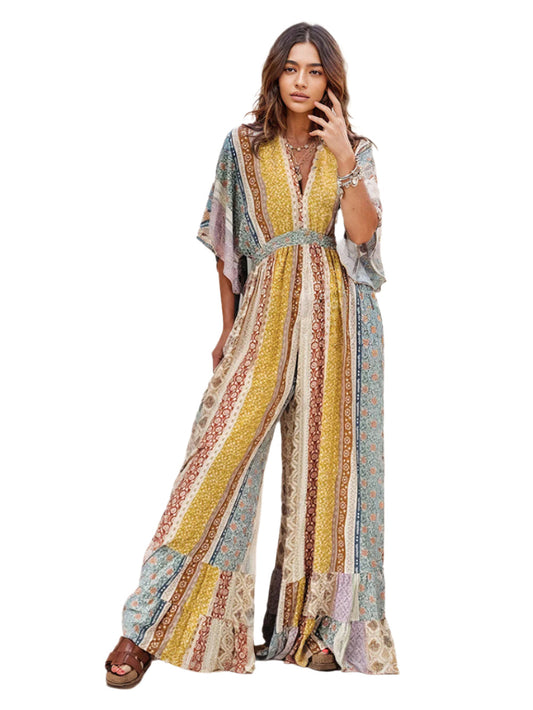 Combinaison Féminine Décontractée Boho Chic - BlxckFR