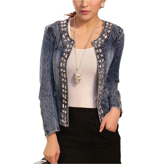 Veste Jean Brillant à Paillettes - BlxckFR