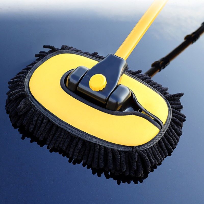 Mop de Voiture Solide à Manche Réglable - BlxckFR