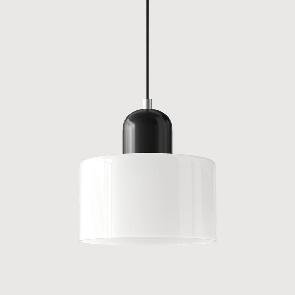 Lumière Suspendue en Verre - Style Rétro avec Chaîne Réglable