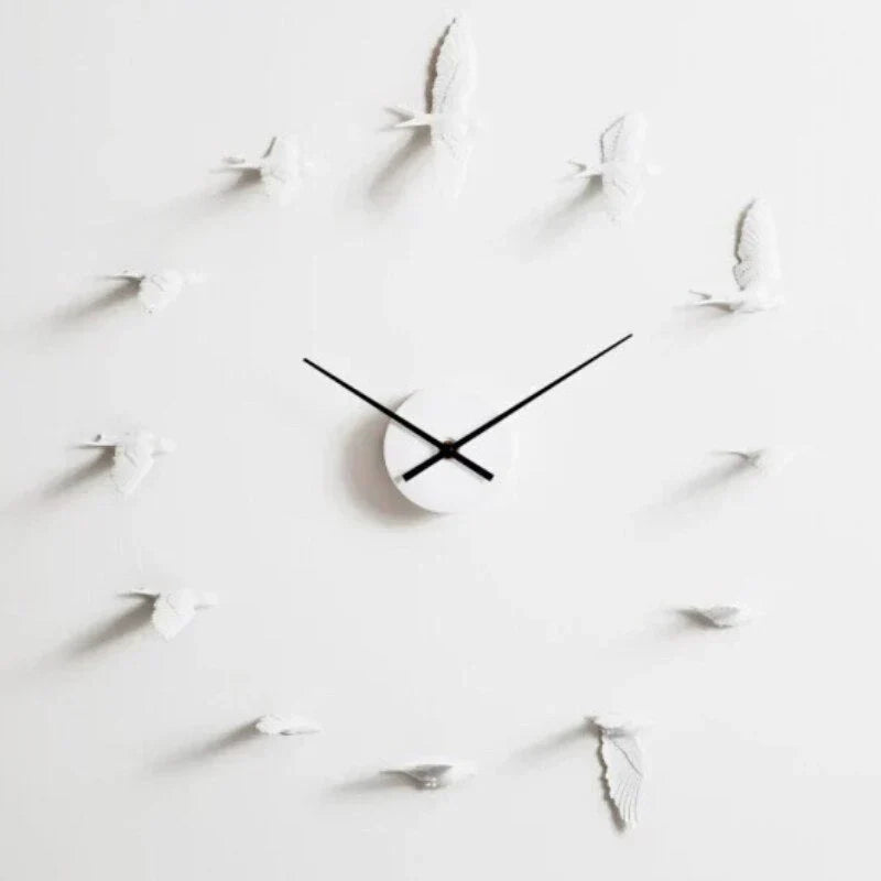 Horloge Design Oiseau Décoratif