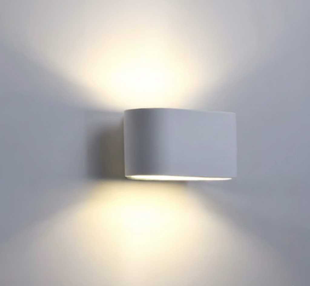 Lampe Murale Blanche Plâtre Éclairage Ambiant