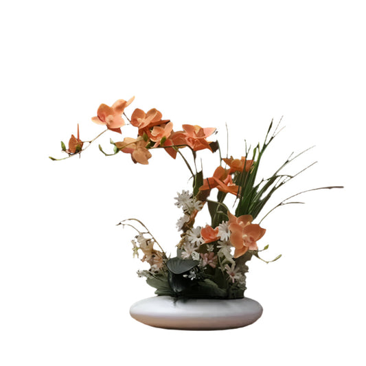 Orchidée Décorative en Vase Design - BlxckFR