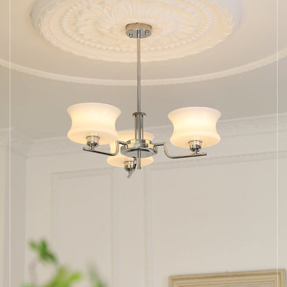 Lampe Suspendue Luxe en Bronze et Cristal