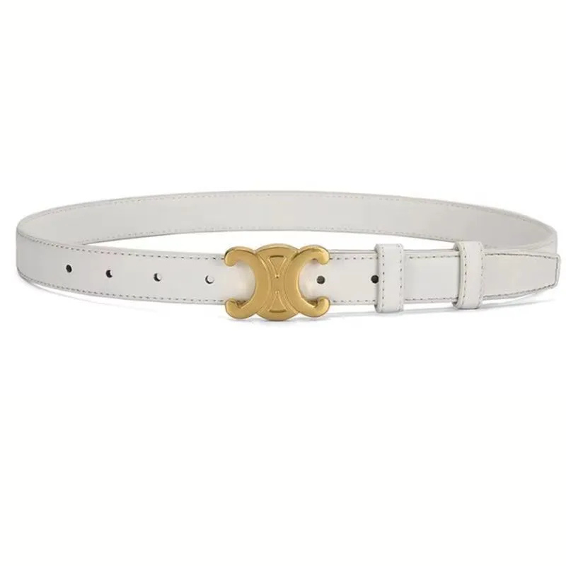 Ceinture Cuir Classique avec Boucle Chromée