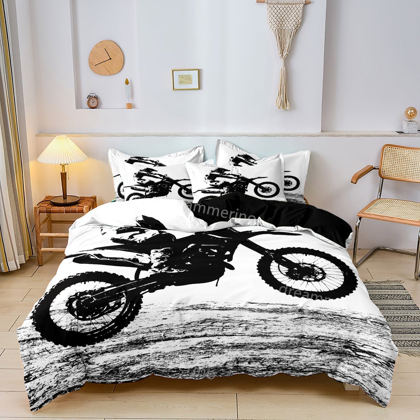 Housse de Couette Motard Colorée pour Chambre Garçon - Foivo