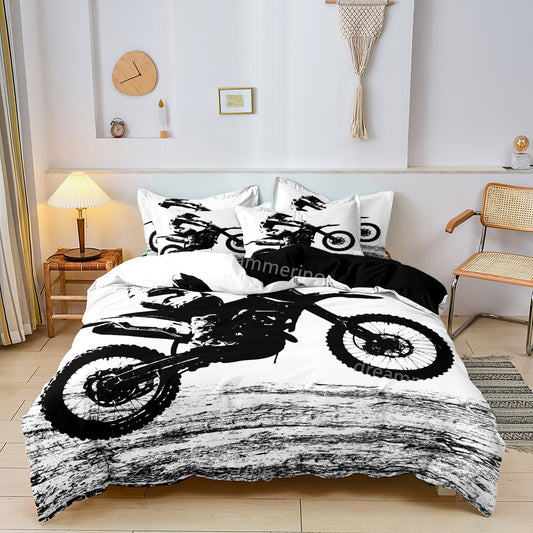 Housse de Couette Motard Colorée pour Chambre Garçon - Foivo