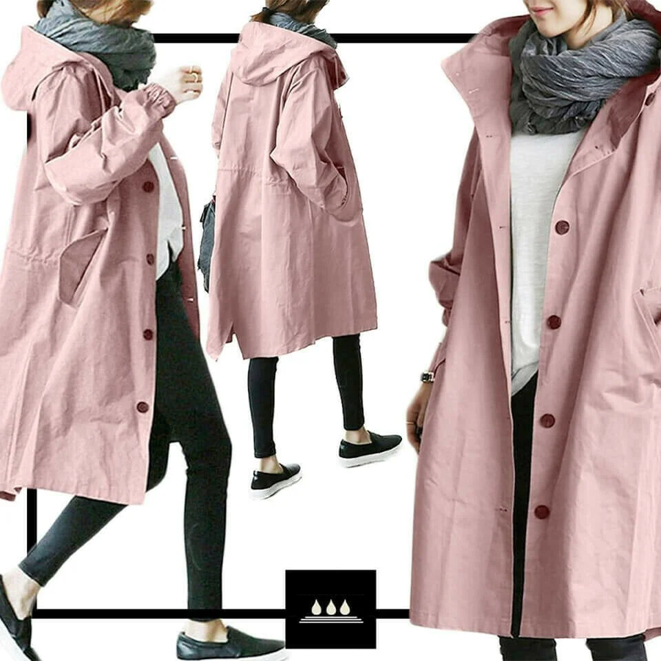 Veste Imperméable Oversize – Légère, Sport et Féminine - Foivo