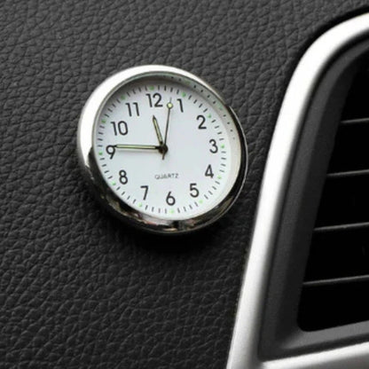 Horloge de Voiture Compacte Design Rond