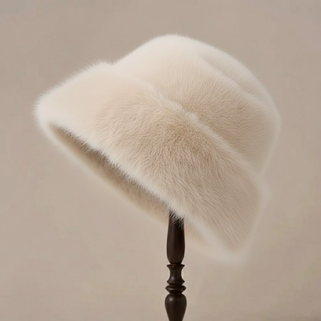 Chapeau Hiver Fourrure Synthétique Chic Douillet