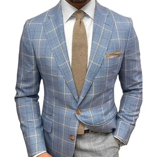 Blazer Sport Élégant Rayures Reversibles - Foivo