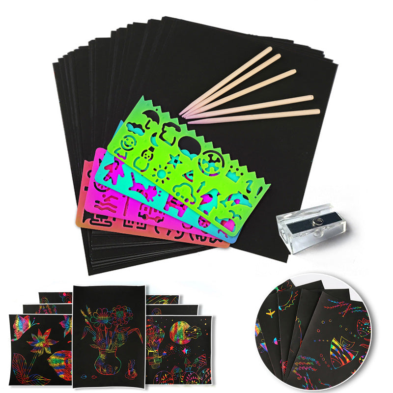 ColorMagic | Set de papiers de coloration arc-en-ciel - BlxckFR