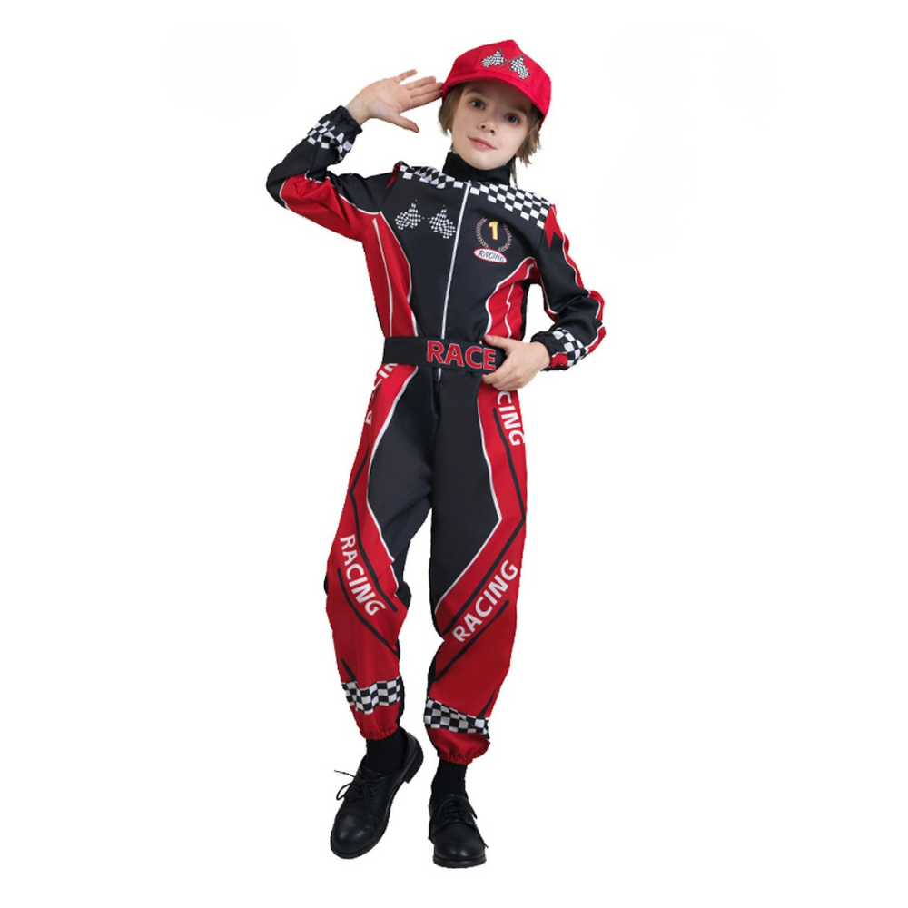 Costume Course Halloween Garçon | Combinaison Longue Manche Réaliste - Foivo
