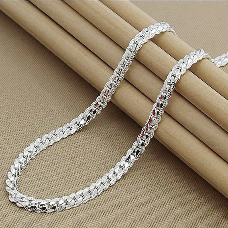Collier Argent Femme Élégant Cadeau - BlxckFR