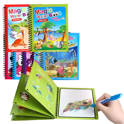 Livre de Coloriage Magique à l'Eau pour Enfants - BlxckFR