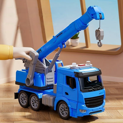 Camion Grue Jouet avec Lumières et Sons