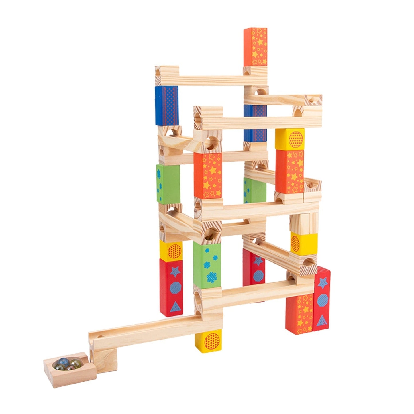 Jeu de construction bois créatif
