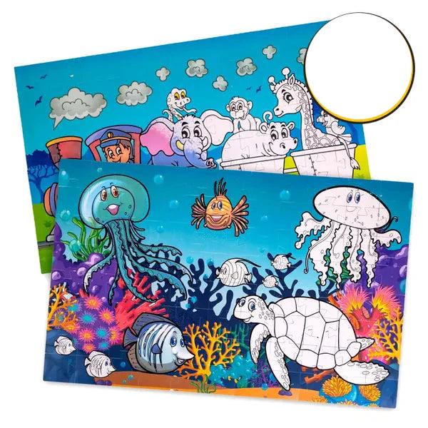 Jeu d'Enfant Éducatif Blocs Bois 3D - BlxckFR