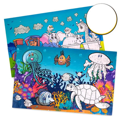 Jeu d'Enfant Éducatif Blocs Bois 3D - BlxckFR