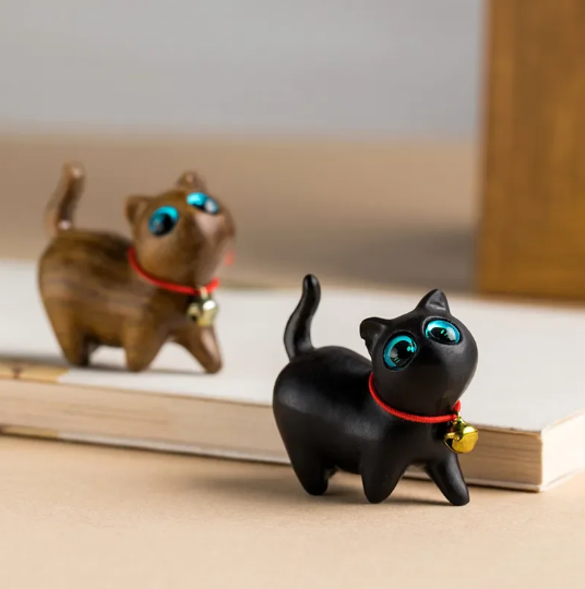 Figurines de chats mignonnes en décoration - BlxckFR