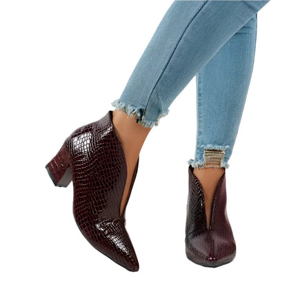 Bottines Féminines Chic pour Ville