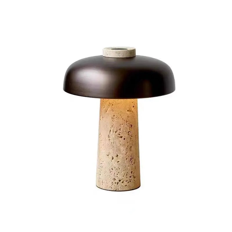 Lampe de Table en Pierre Naturelle Champêtre