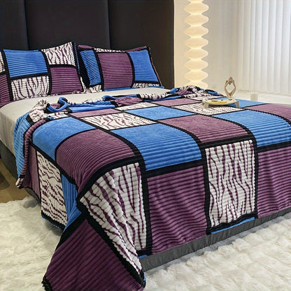 Plaid Flanelle Doux à Motif Écossais pour Toute la Famille