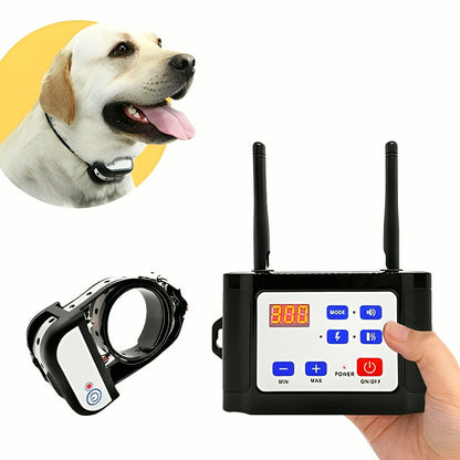 Clôture Invisible pour Chien - Collier Éducatif Réchargeable et Étanche - Foivo