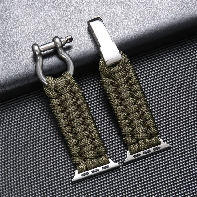 Bracelet Sport pour Apple Watch - Étui Cuir Resistant et Réglable