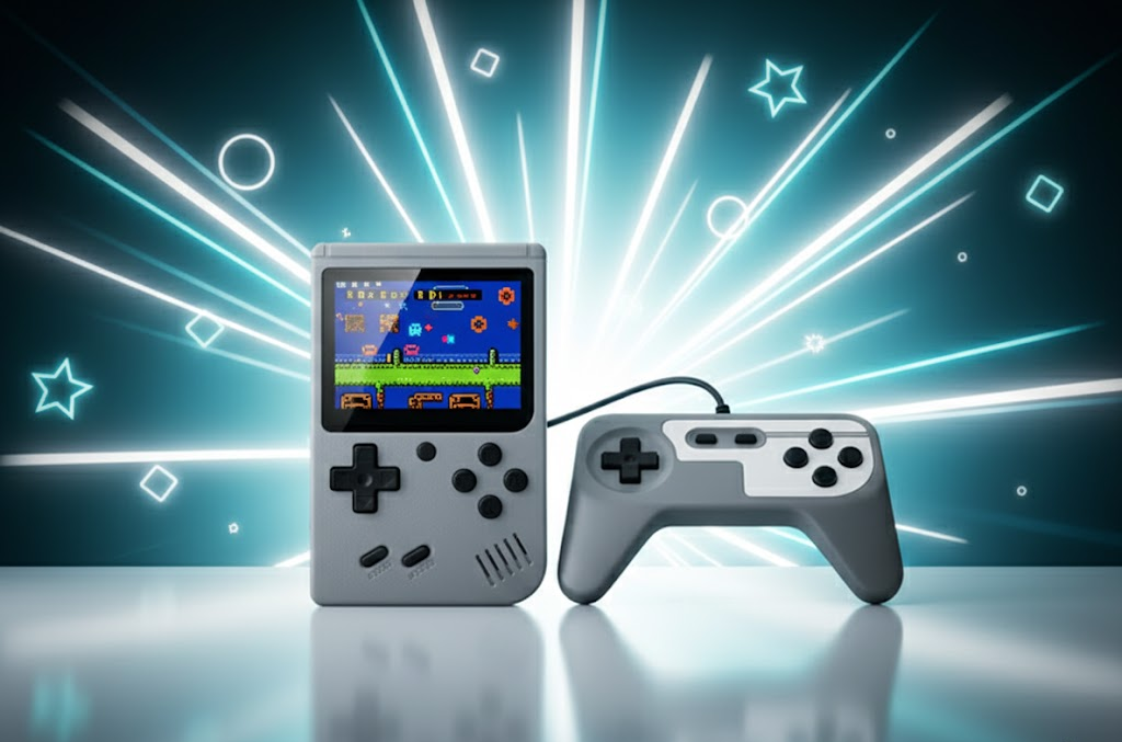 Console de Jeux Rétro Portable Vintage