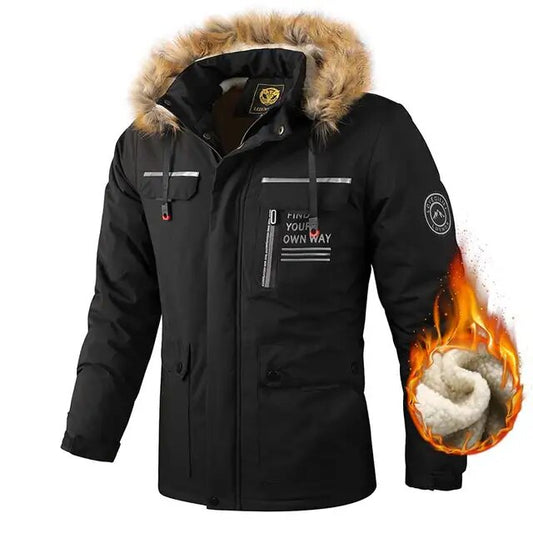 Veste Polaire à Capuche Zippée Douce - BlxckFR