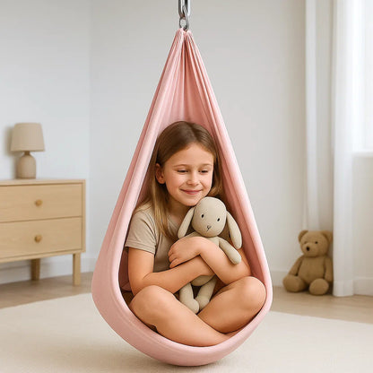 Balancoire Thérapie Sensuelle Coton Enfant - BlxckFR