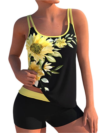 Maillot de Bain Tankini Féminin Élégant