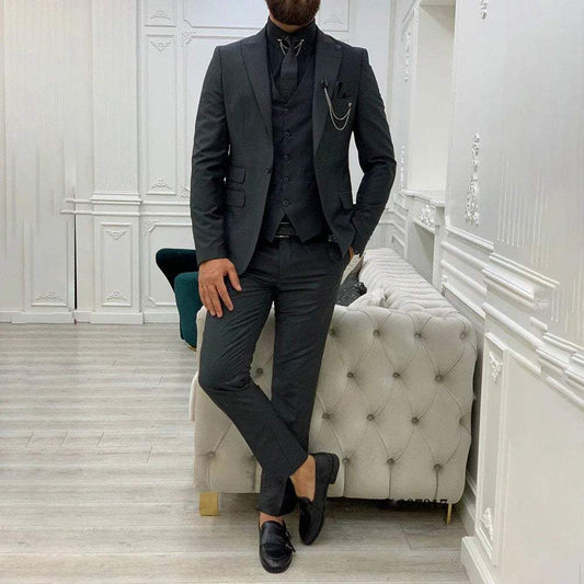 Leo | Elegant Adaptive Slim-Fit Suit Set - Foivo