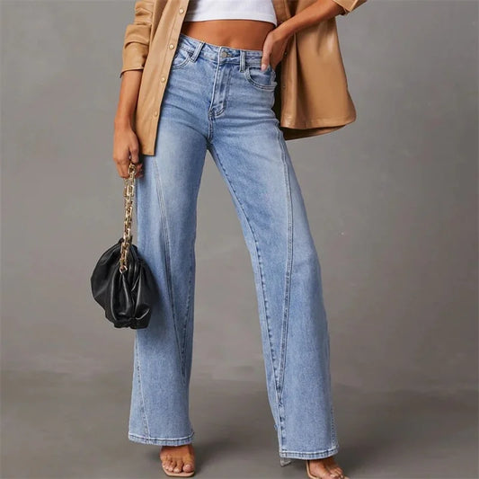 Pantalon Jeans Décontracté pour Femme - BlxckFR