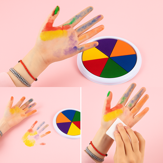 Jeux de Peinture Lavable pour Enfants Couleurs Vives - BlxckFR