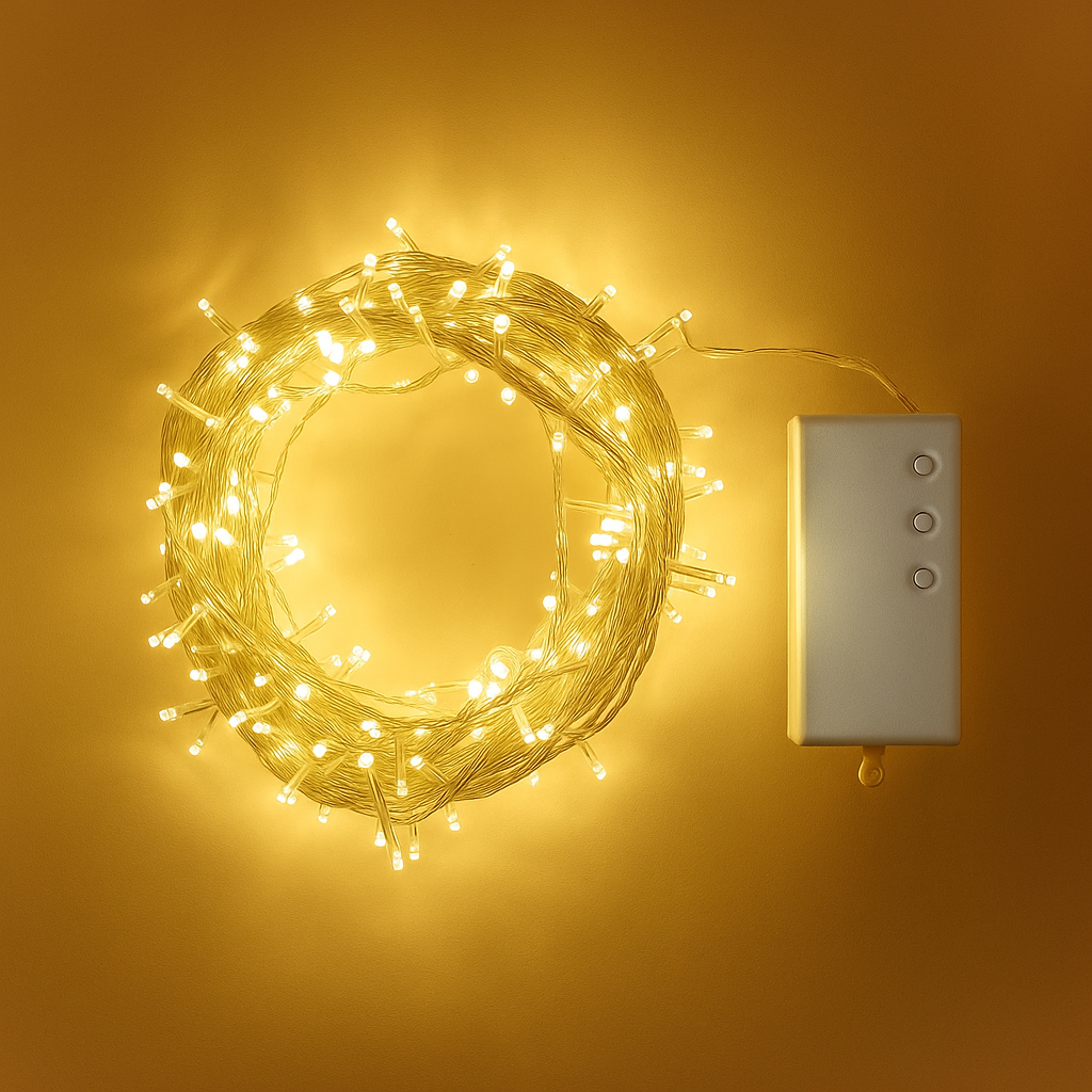 Lumière de Noël Chaude 200 LED avec Timer - blxckfr