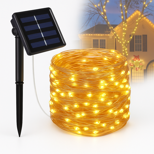 Luminaires de Noël Solaires Étanches pour Extérieur - blxckfr