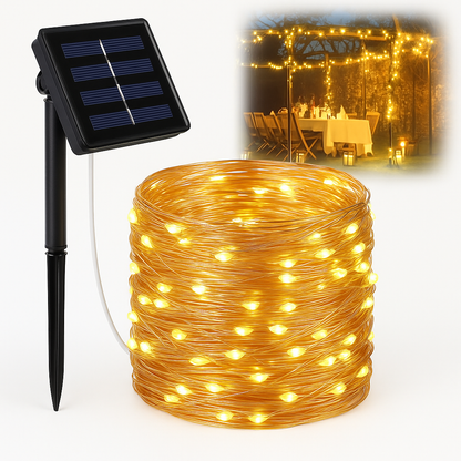 Luminaires de Noël Solaires Étanches pour Extérieur