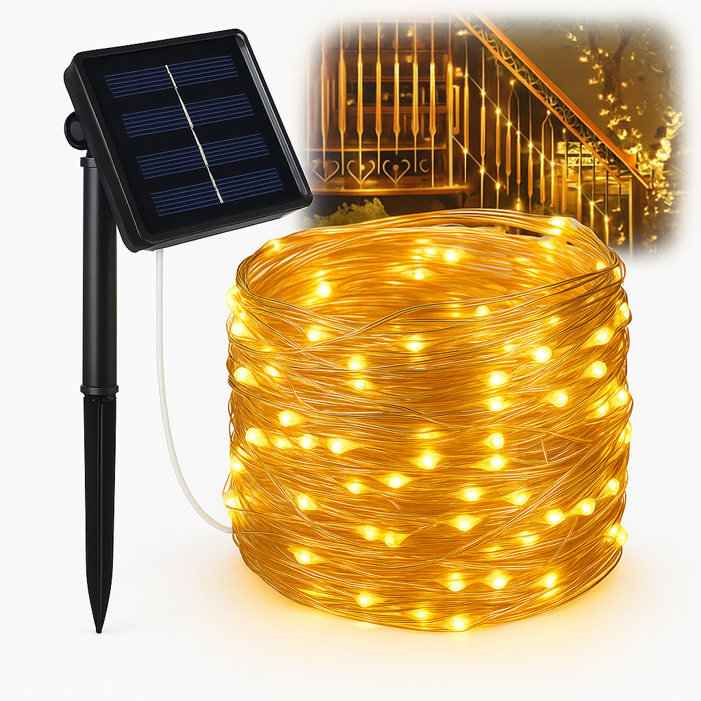 Luminaires de Noël Solaires Étanches pour Extérieur
