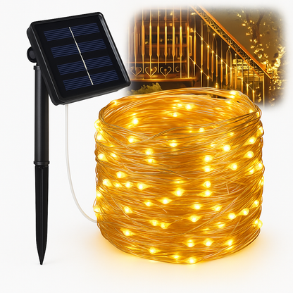 Luminaires de Noël Solaires Étanches pour Extérieur