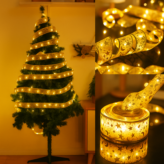 Guirlande LED de Noël Colorée 2/5/10 m – Lumière Décorative Festive - blxckfr