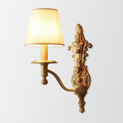 Lampe Murale Cuivre Chic avec Éclairage Ambiant