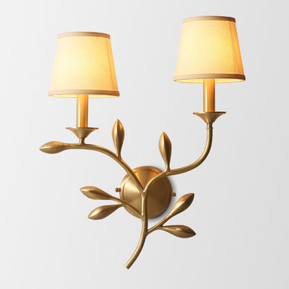 Lampe Murale Cuivre Chic avec Éclairage Ambiant