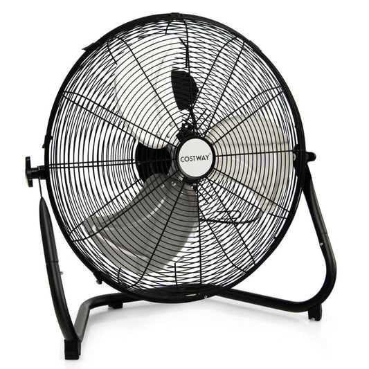 Ventilateur de Sol Puissant 20 Pouces | Métal Robuste 3 Vitesses - Foivo
