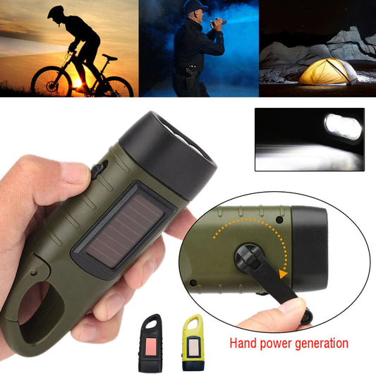Lampe Torche Solaire Compacte pour Secours - Foivo